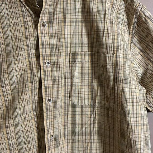 Short sleeve button down shirt cotton B1 - Picture 2 of 4